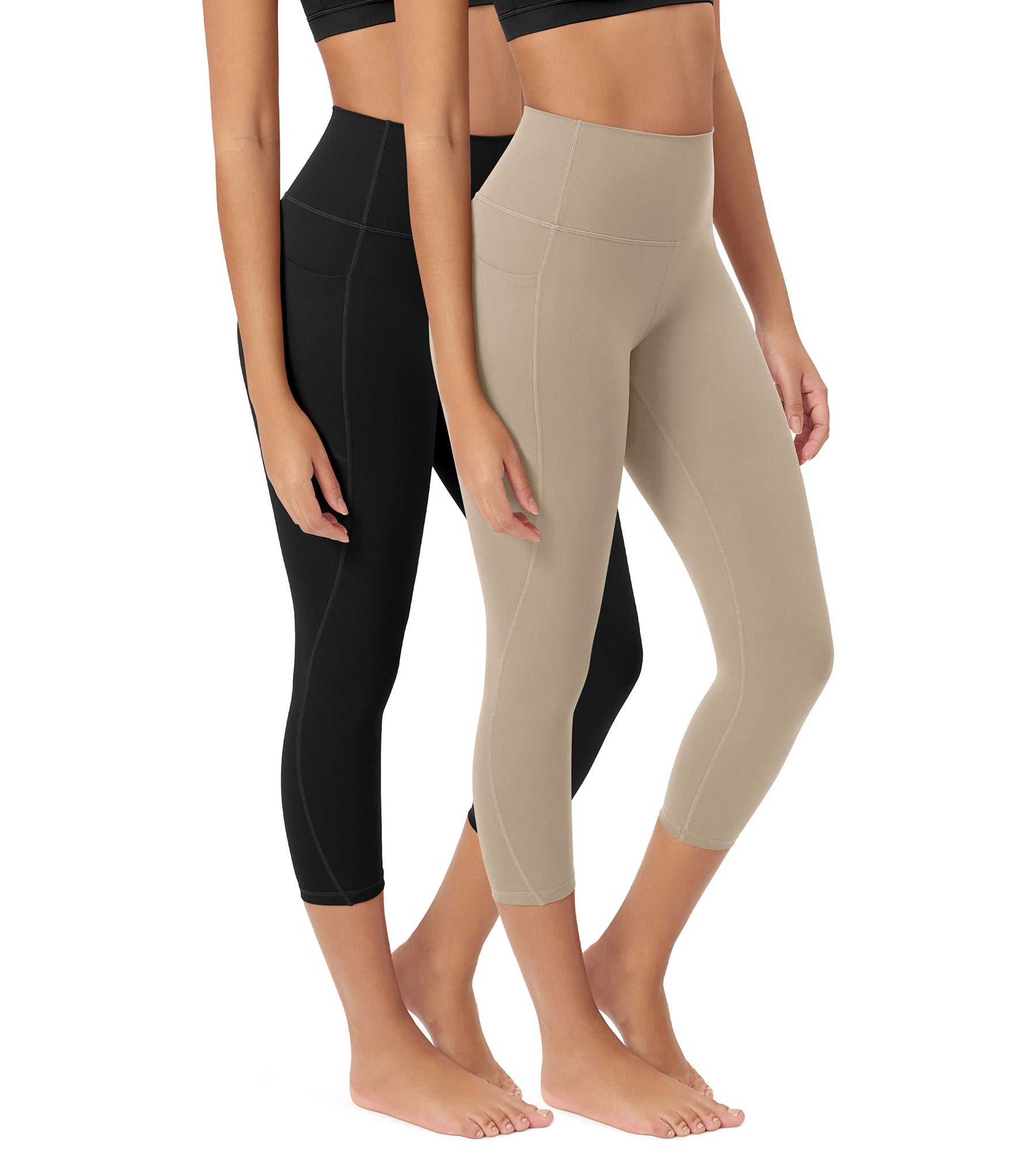 ODCLOUD 2-Pack 23â€?Buttery Soft Lounge Yoga Leggings with Pockets - ododos