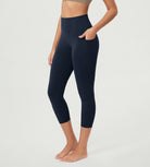 ODCLOUD 23” Buttery Soft Lounge Yoga Leggings with Pockets Deep Navy - ododos