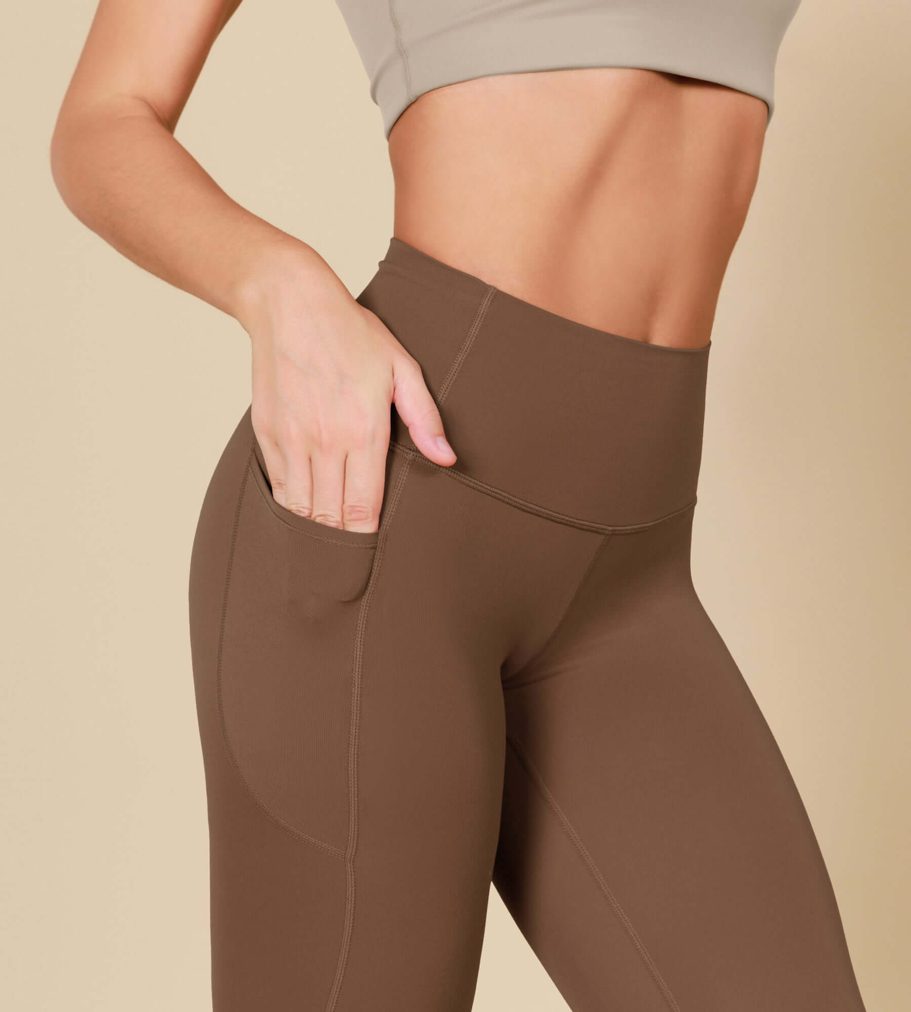 ODCLOUD 2 Pack 7 8 Buttery Soft Lounge Yoga Leggings with Pockets