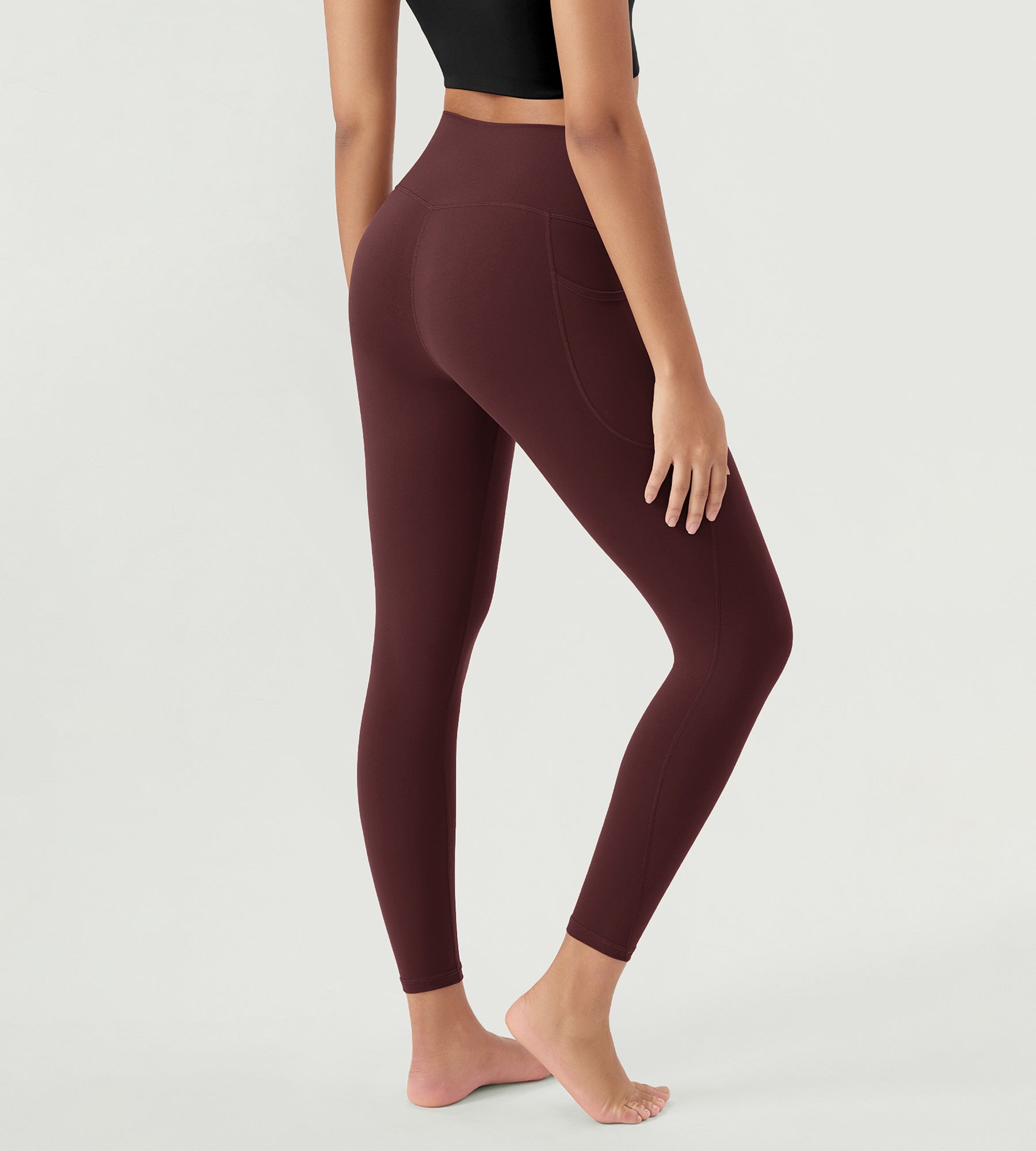 ODCLOUD 2-Pack 25â€?Buttery Soft Lounge Yoga Leggings with Pockets - ododos