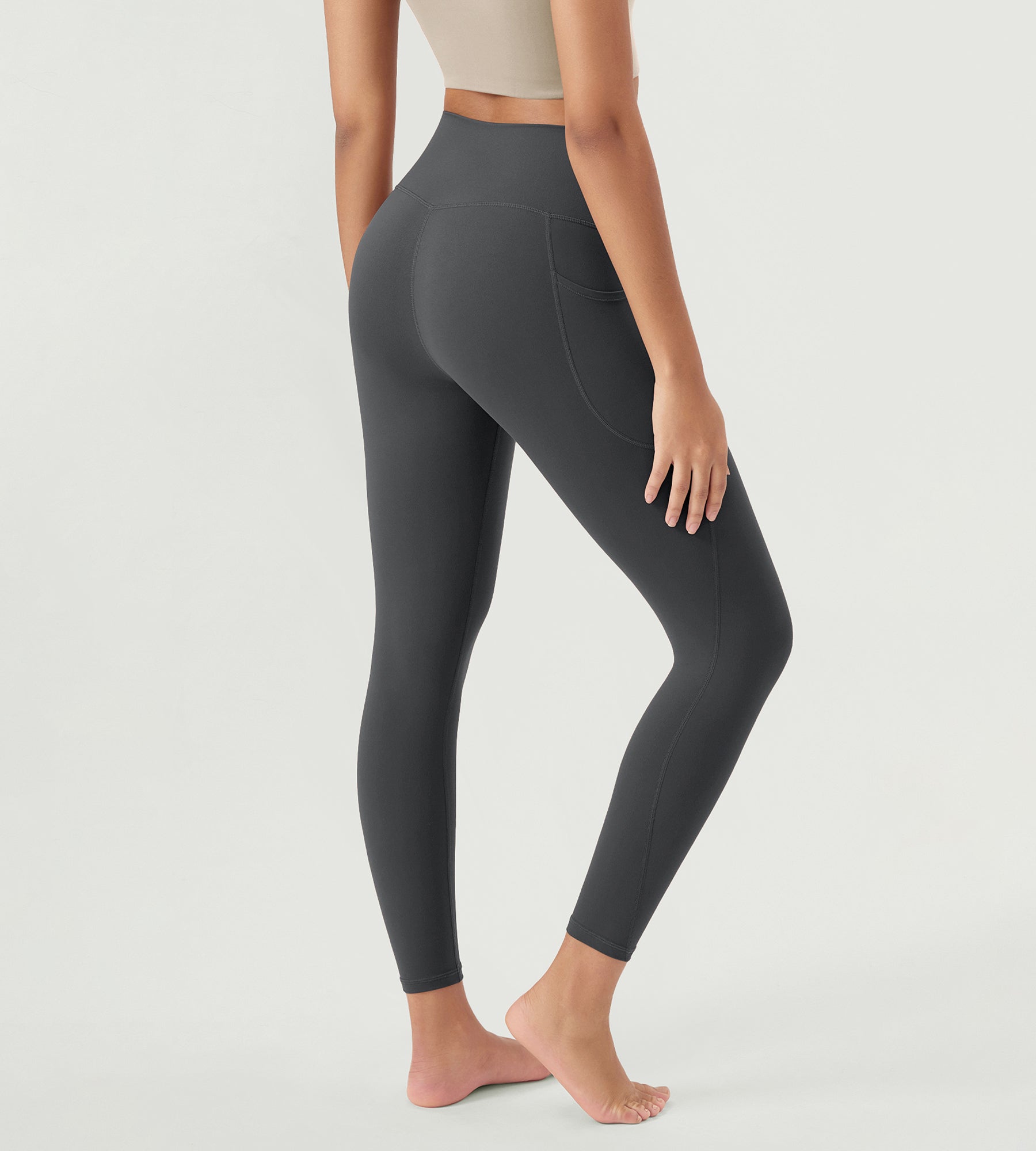 ODCLOUD 2-Pack 25â€?Buttery Soft Lounge Yoga Leggings with Pockets - ododos