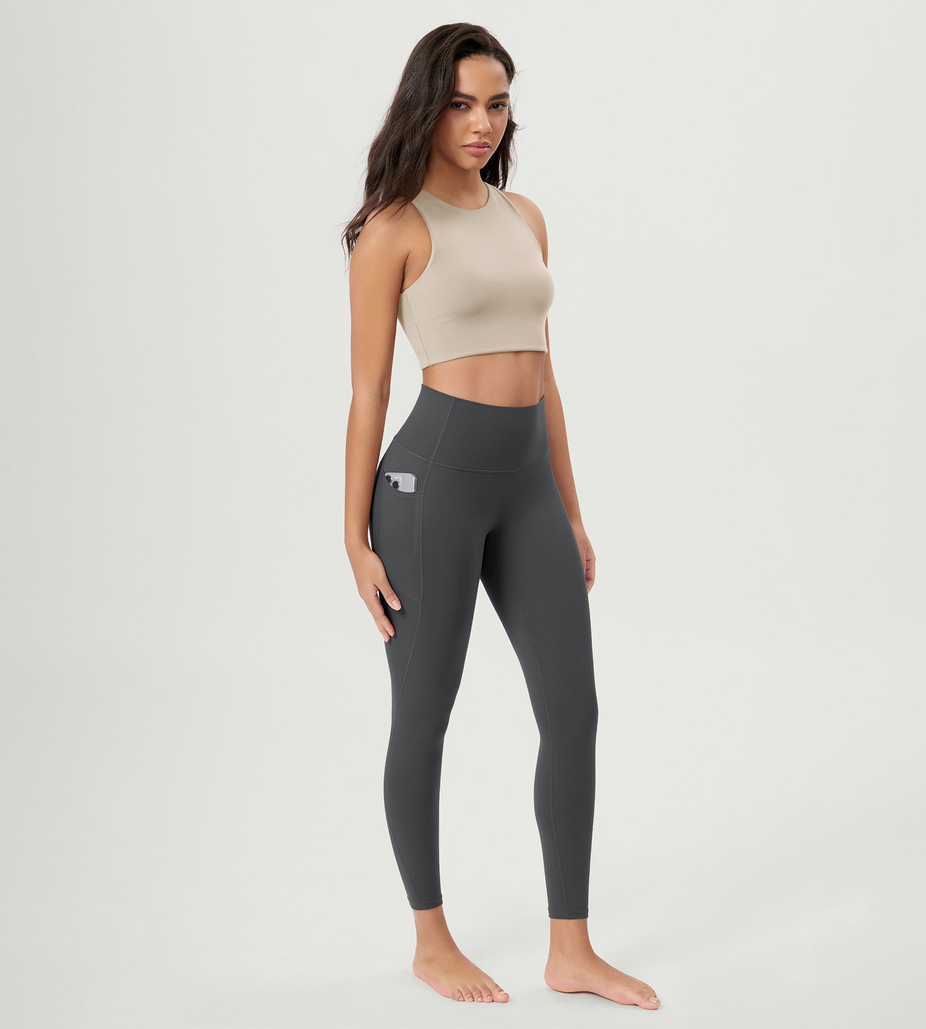 ODCLOUD 2-Pack 25â€?Buttery Soft Lounge Yoga Leggings with Pockets - ododos