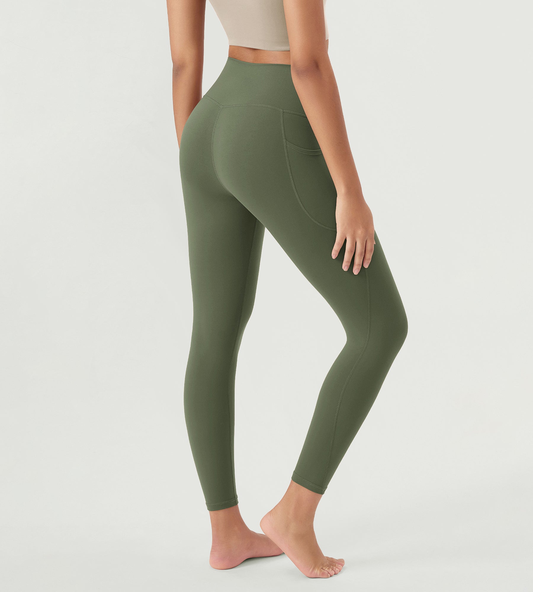 ODCLOUD 2-Pack 25” Buttery Soft Lounge Yoga Leggings with Pockets - ododos