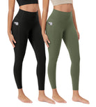 ODCLOUD 2-Pack 25” Buttery Soft Lounge Yoga Leggings with Pockets - ododos