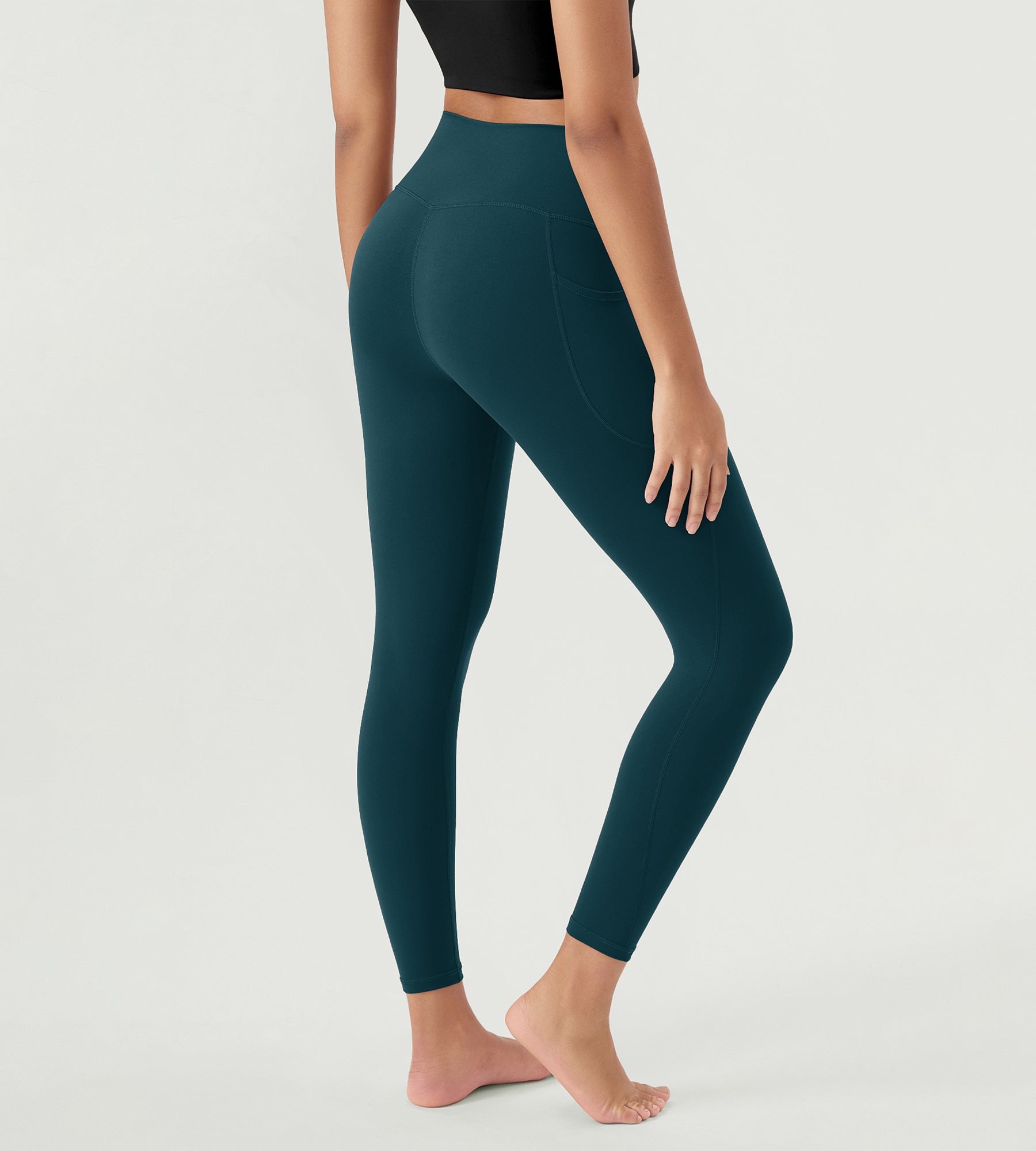 ODCLOUD 2-Pack 25â€?Buttery Soft Lounge Yoga Leggings with Pockets - ododos