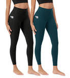 ODCLOUD 2-Pack 25” Buttery Soft Lounge Yoga Leggings with Pockets - ododos