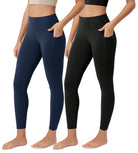 ODCLOUD 2-Pack 25” Buttery Soft Lounge Yoga Leggings with Pockets - ododos