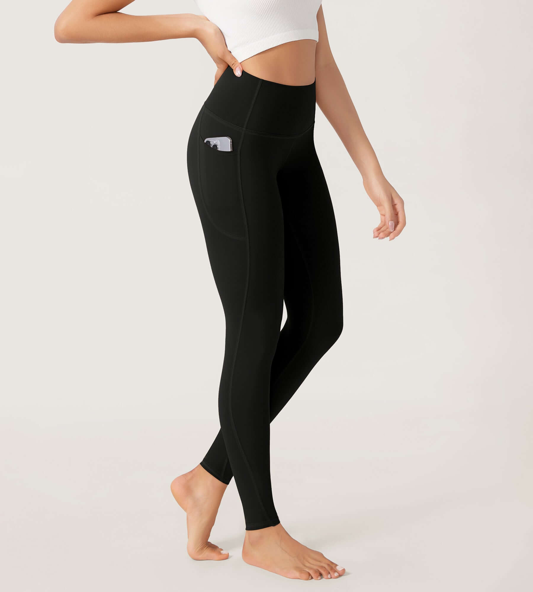 28" Odcloud Buttery Soft Yoga High Waist Yoga Leggings with Pockets - ododos