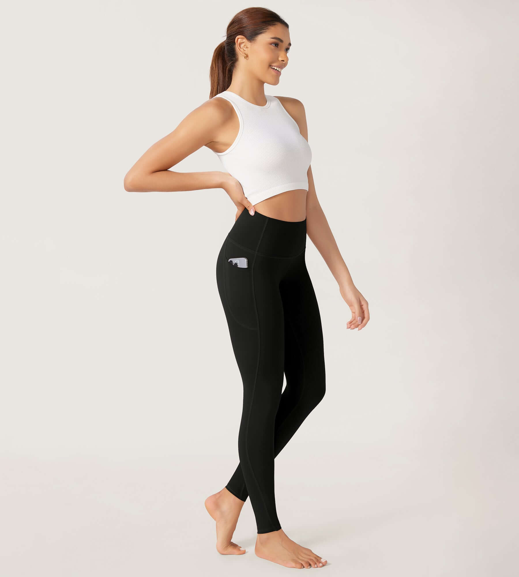 28" Odcloud Buttery Soft Yoga High Waist Yoga Leggings with Pockets - ododos