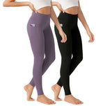 2-Pack 28" Buttery Soft Lounge Yoga Leggings with Pockets - ododos