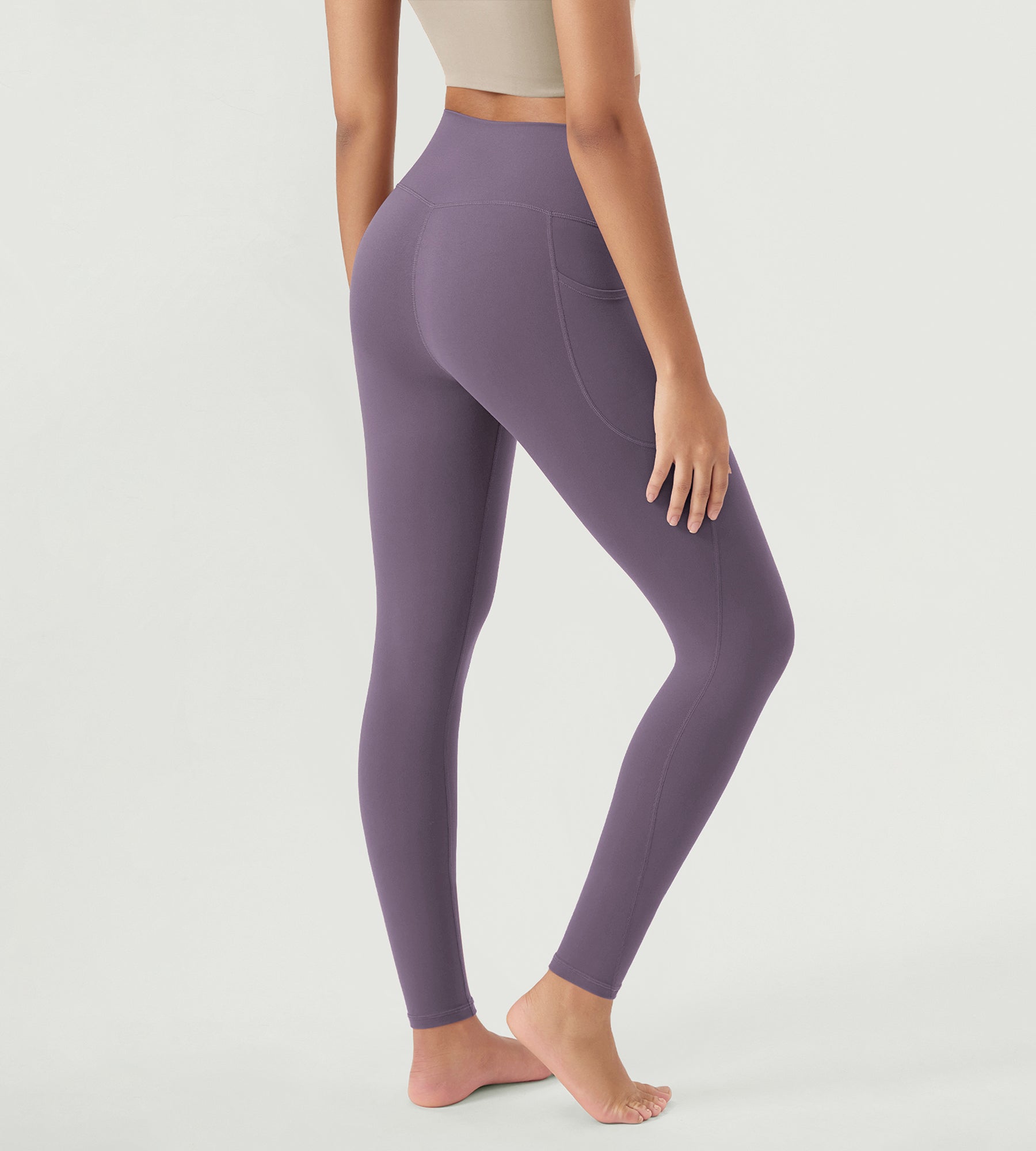 ODCLOUD 2-Pack 28â€?Buttery Soft Lounge Yoga Leggings with Pockets - ododos