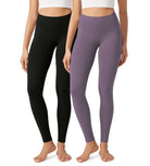 2-Pack 28" Buttery Soft Lounge Yoga Leggings with Pockets - ododos