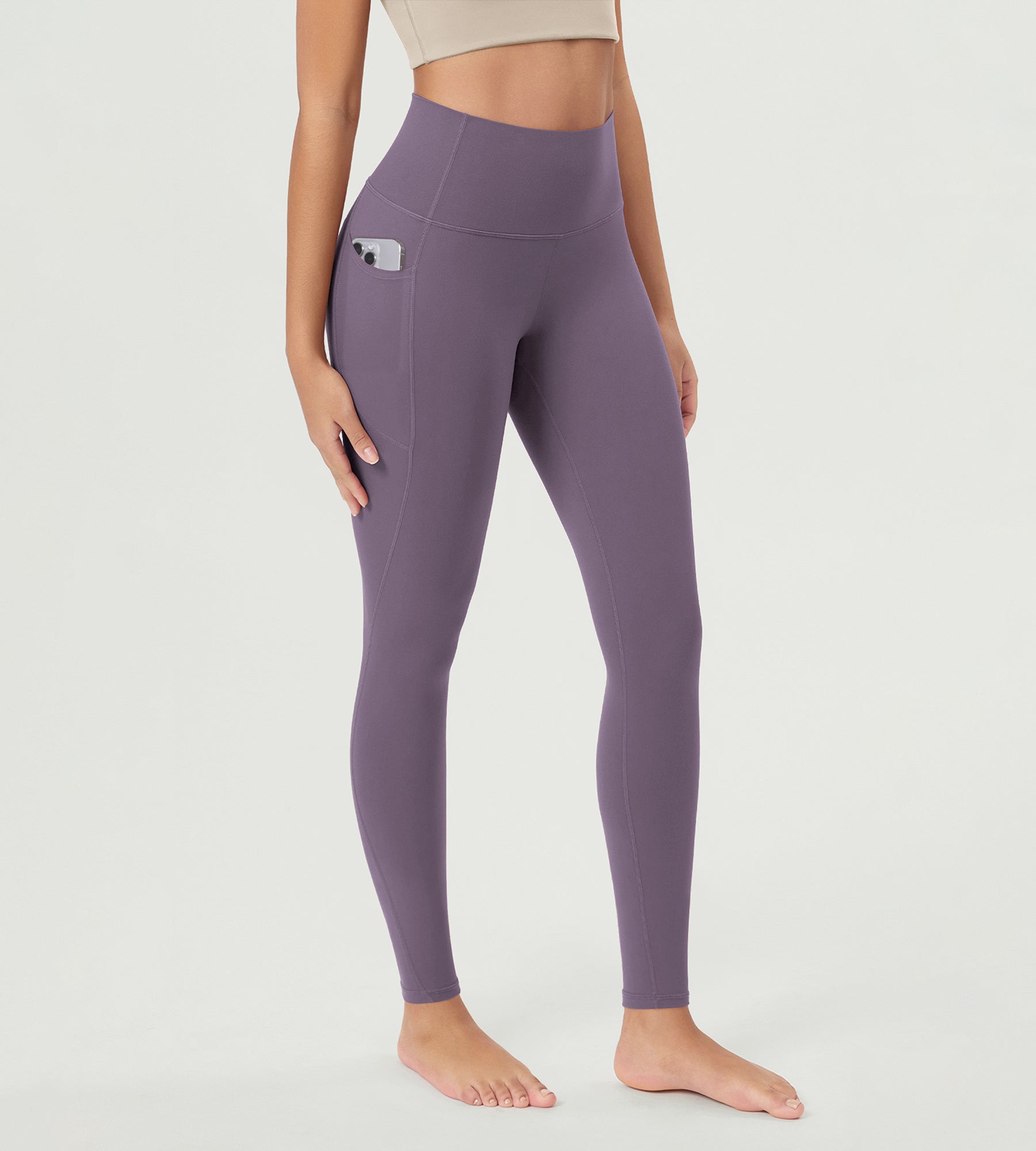 ODCLOUD 2-Pack 28â€?Buttery Soft Lounge Yoga Leggings with Pockets - ododos