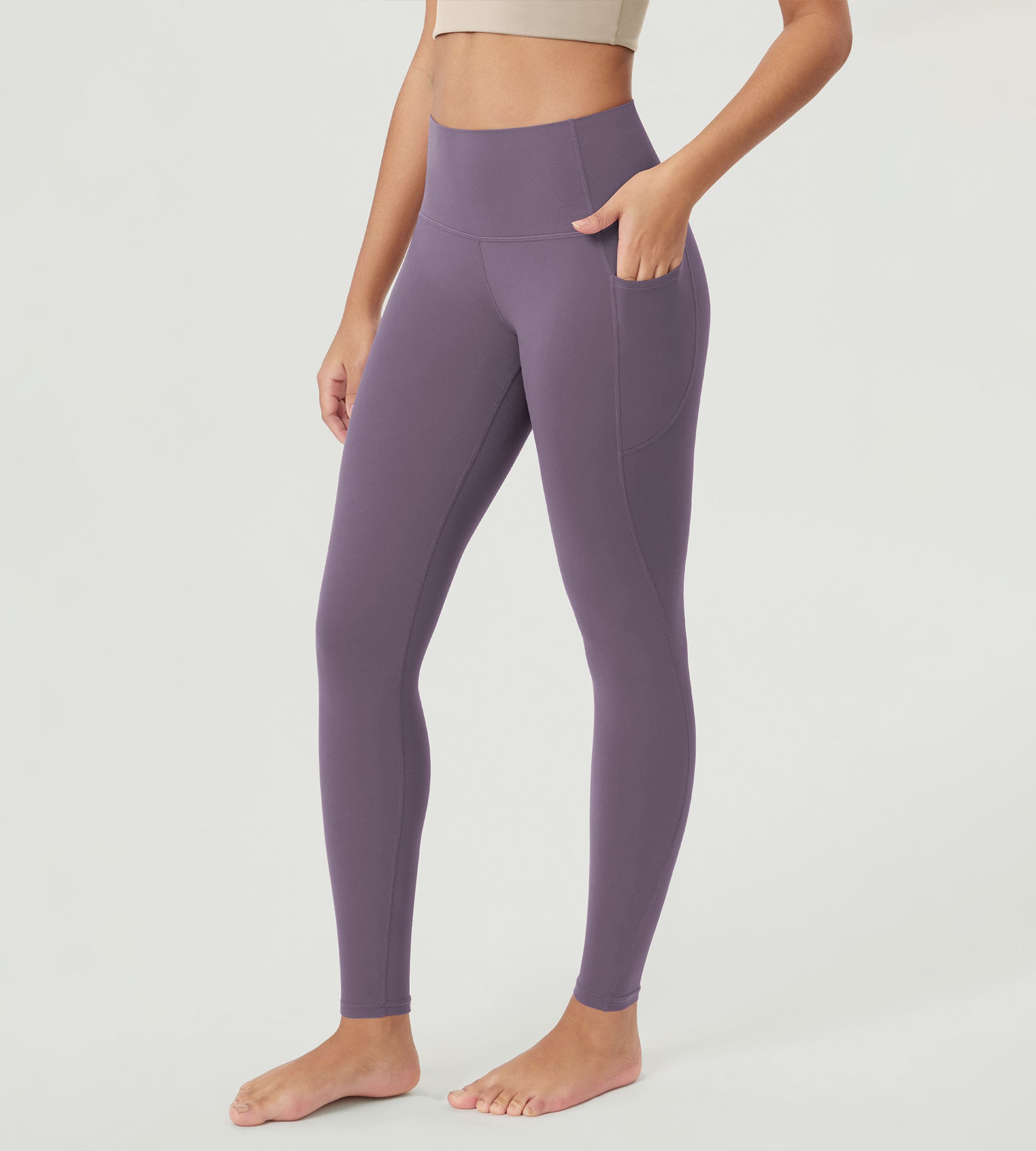 ODCLOUD 2-Pack 28â€?Buttery Soft Lounge Yoga Leggings with Pockets - ododos