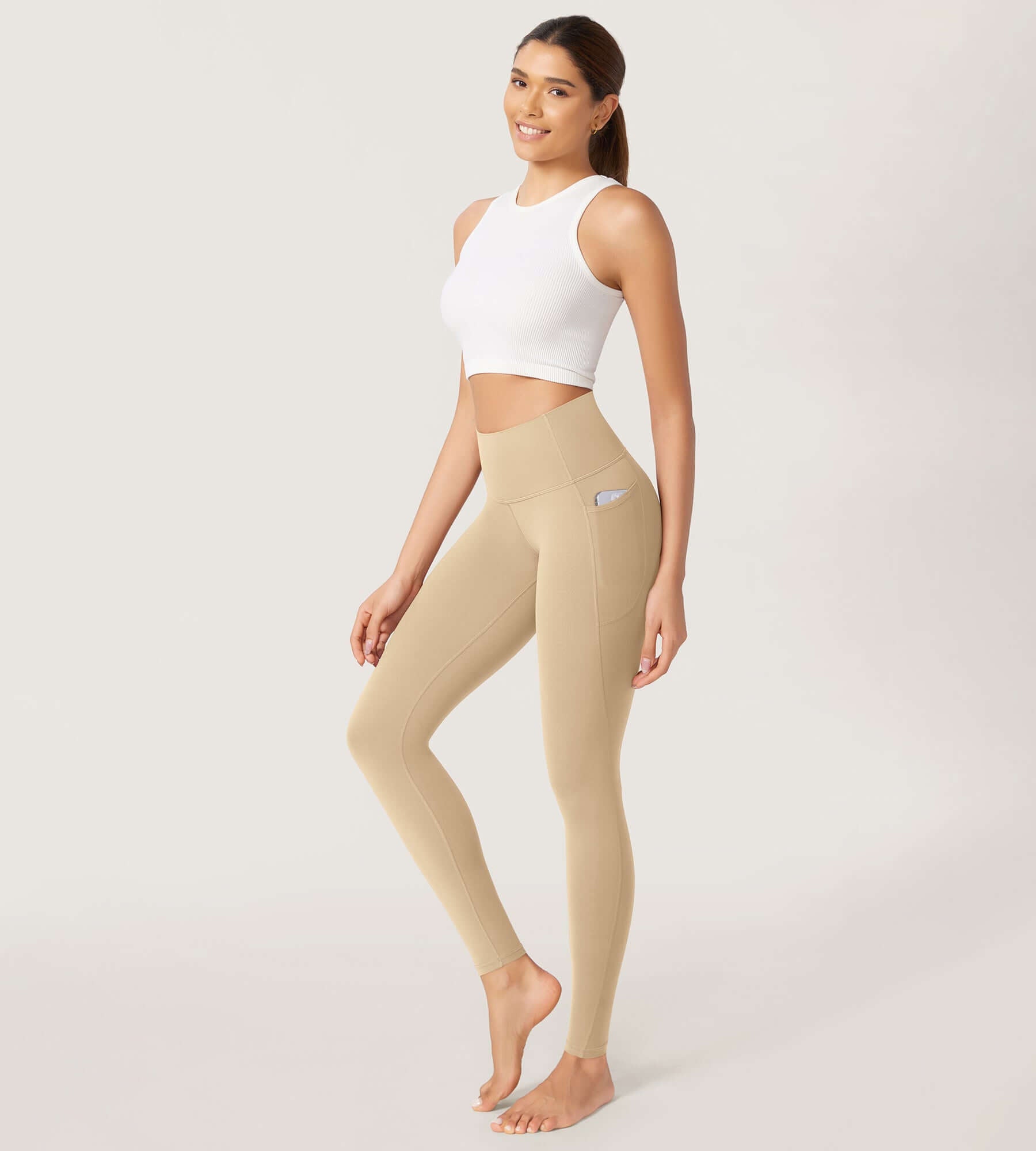 2-Pack 28" Buttery Soft Lounge Yoga Leggings with Pockets - ododos