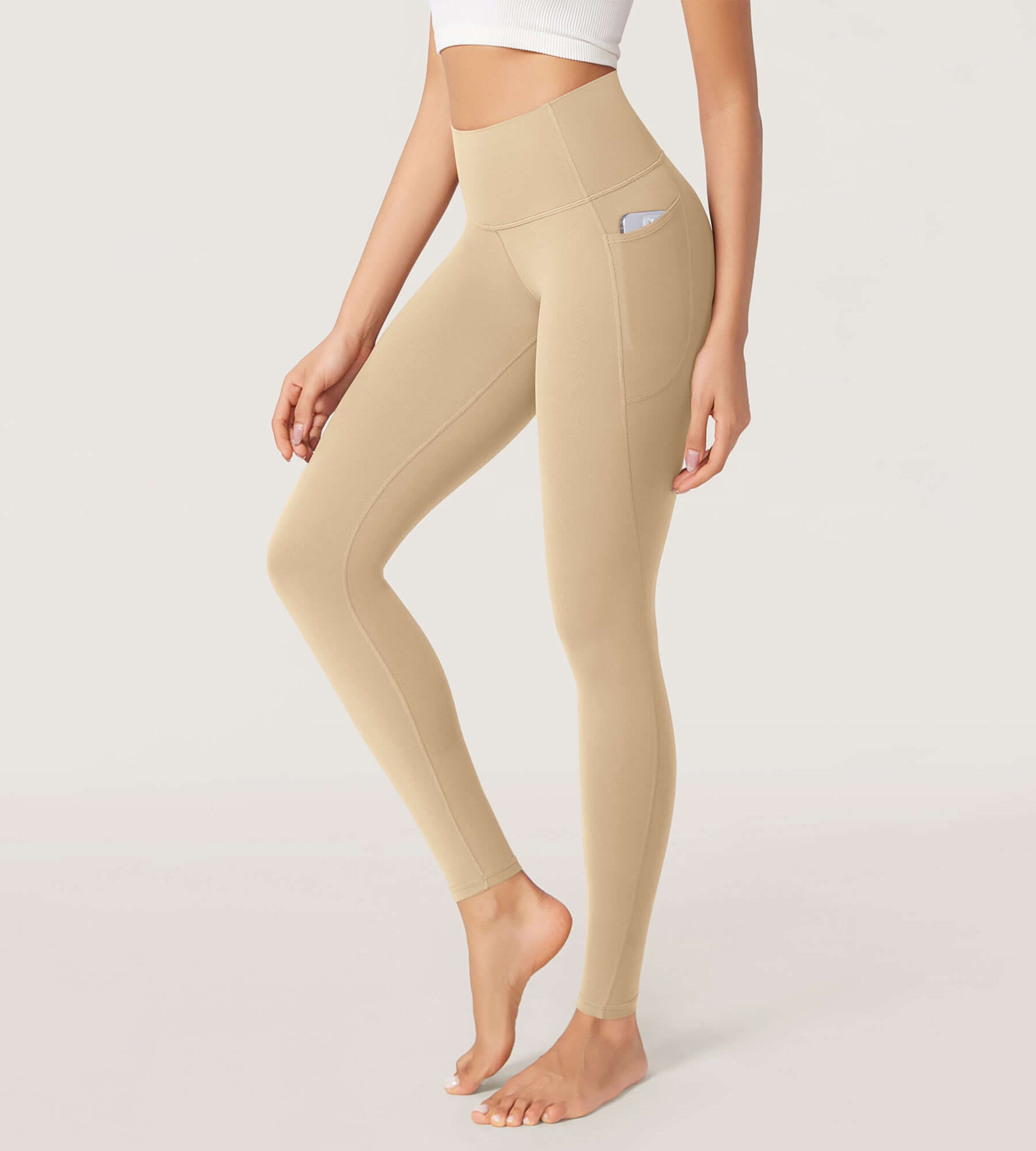 2-Pack 28" Buttery Soft Lounge Yoga Leggings with Pockets - ododos