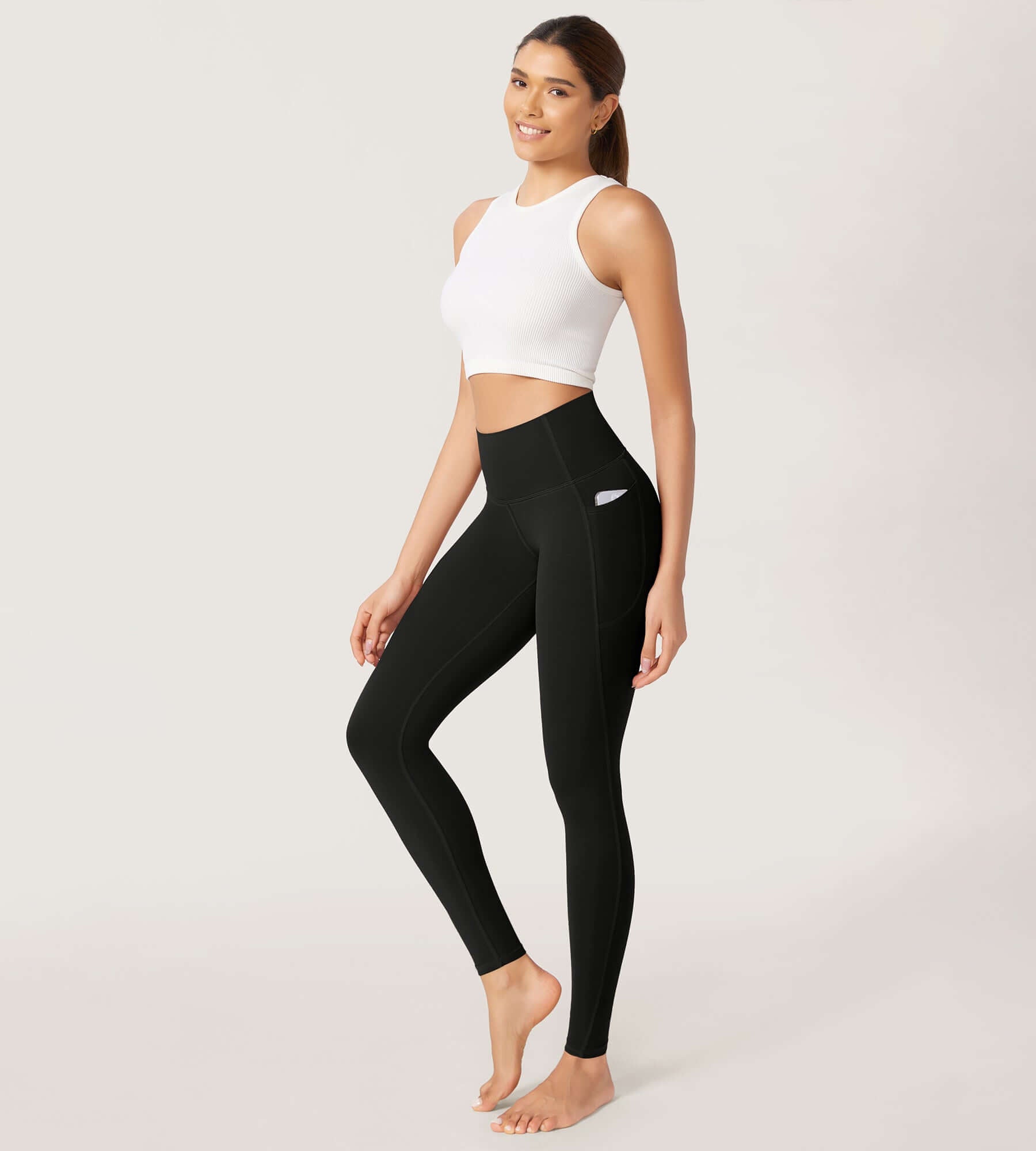 2-Pack 28" Buttery Soft Lounge Yoga Leggings with Pockets - ododos