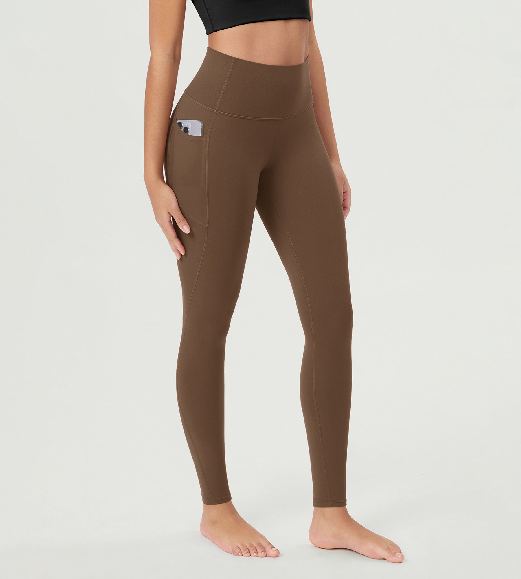 ODCLOUD 2-Pack 28â€?Buttery Soft Lounge Yoga Leggings with Pockets - ododos