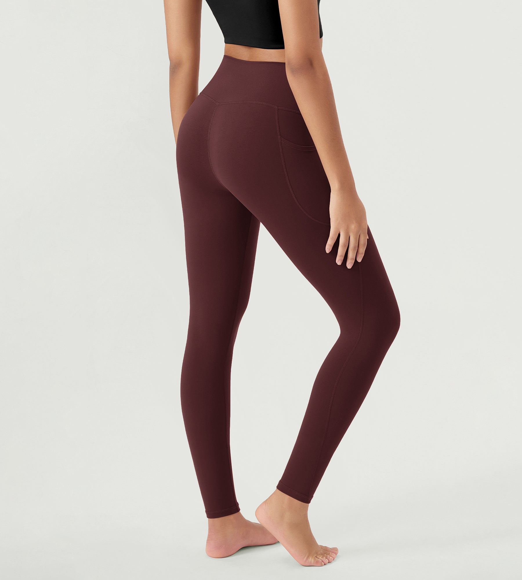 ODCLOUD 2-Pack 28â€?Buttery Soft Lounge Yoga Leggings with Pockets - ododos