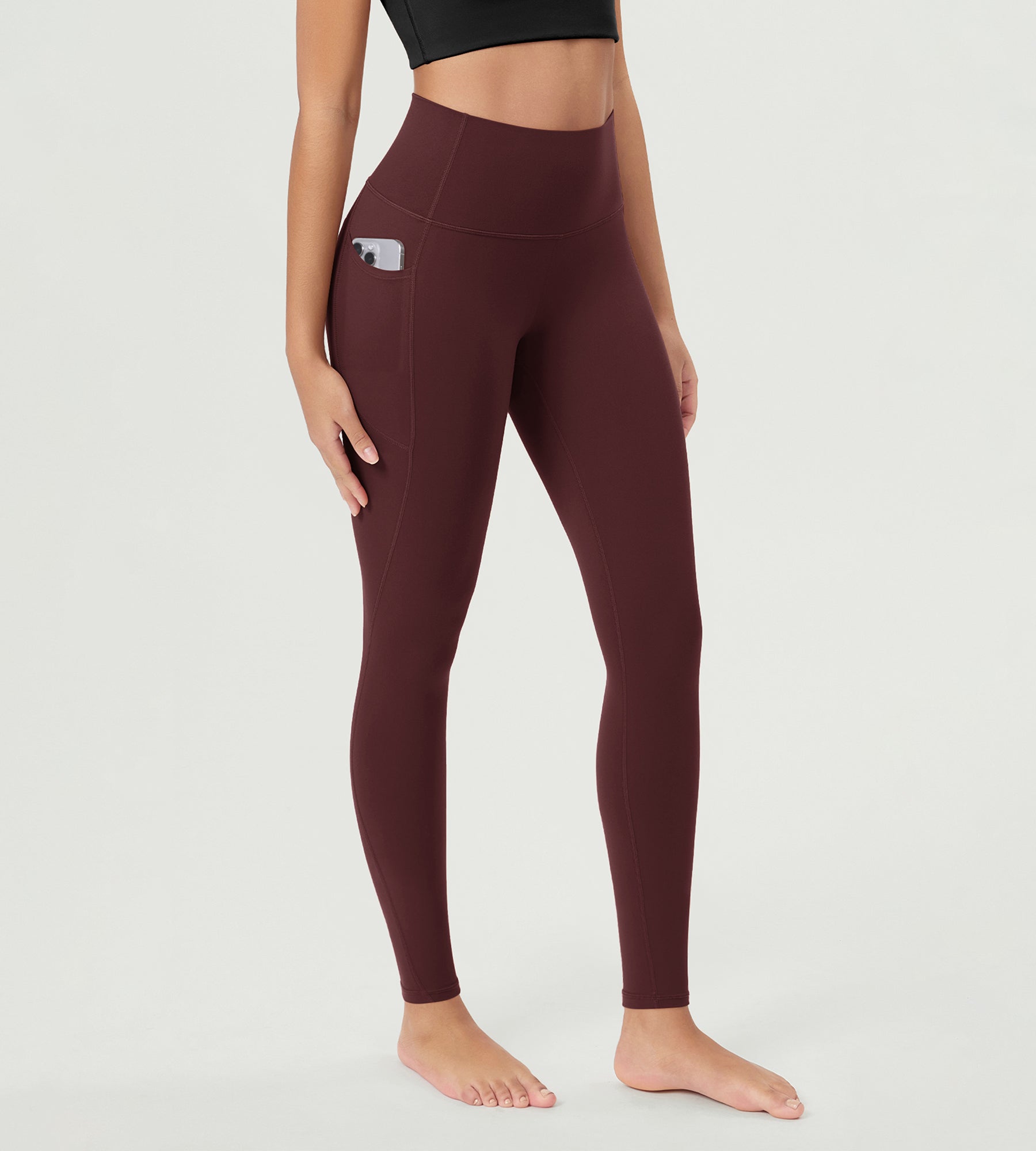 ODCLOUD 2-Pack 28â€?Buttery Soft Lounge Yoga Leggings with Pockets - ododos