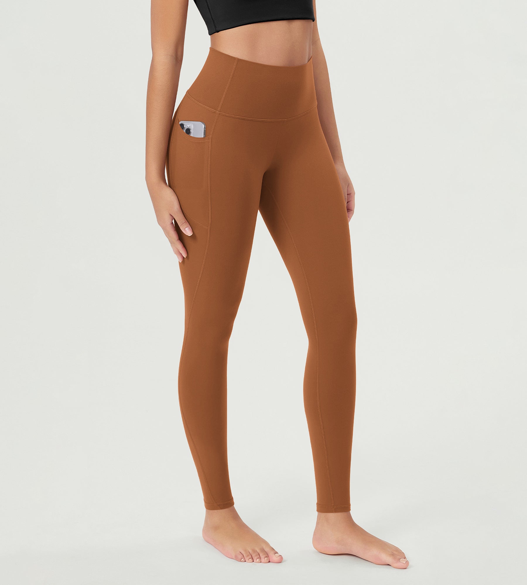 ODCLOUD 2-Pack 28â€?Buttery Soft Lounge Yoga Leggings with Pockets - ododos