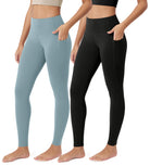 ODCLOUD 2-Pack 28” Buttery Soft Lounge Yoga Leggings with Pockets - ododos