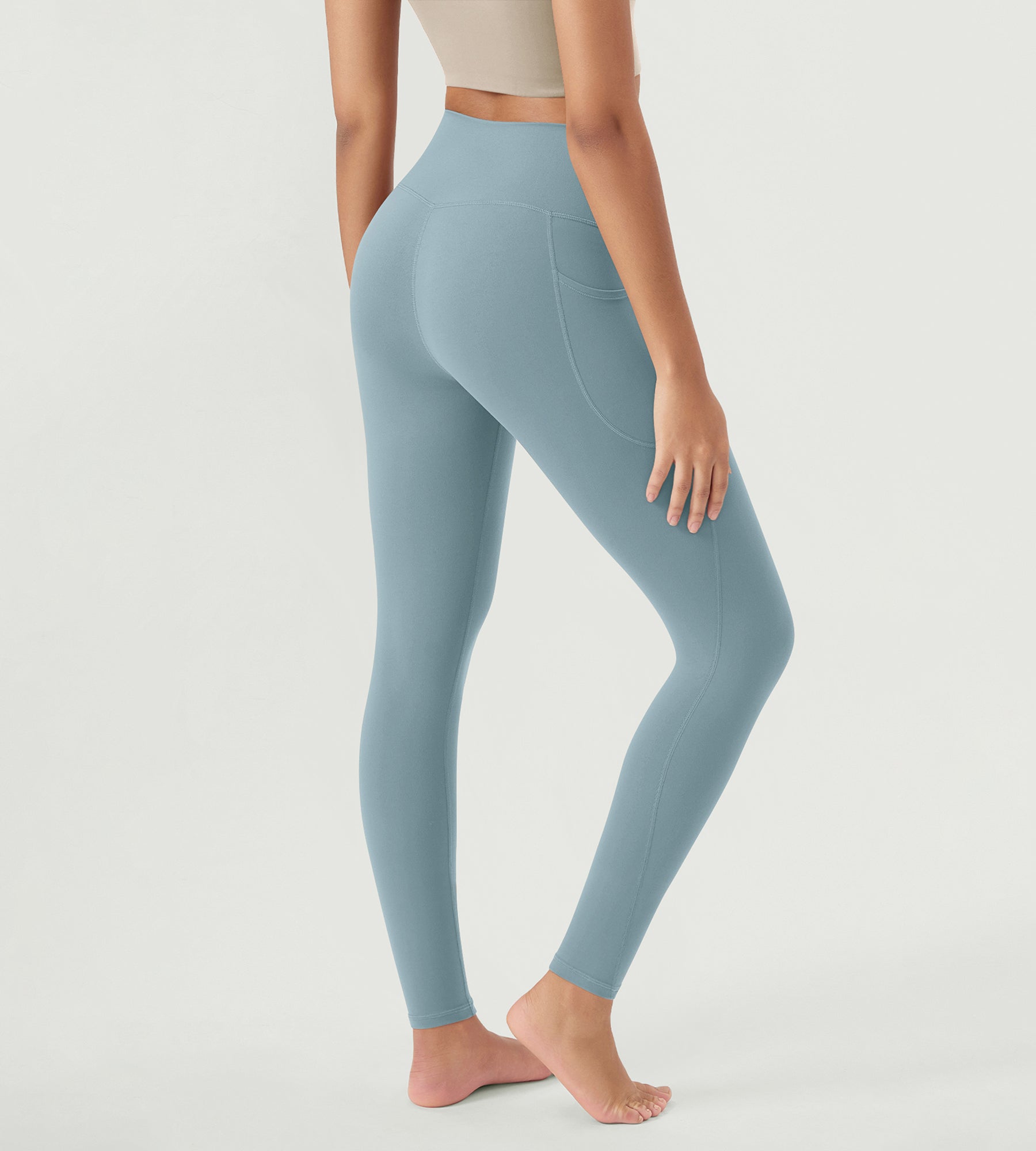 ODCLOUD 2-Pack 28â€?Buttery Soft Lounge Yoga Leggings with Pockets - ododos