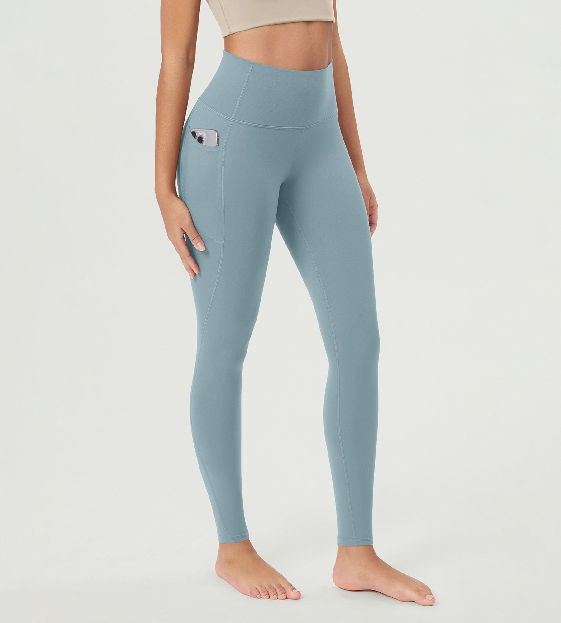 ODCLOUD 2-Pack 28â€?Buttery Soft Lounge Yoga Leggings with Pockets - ododos