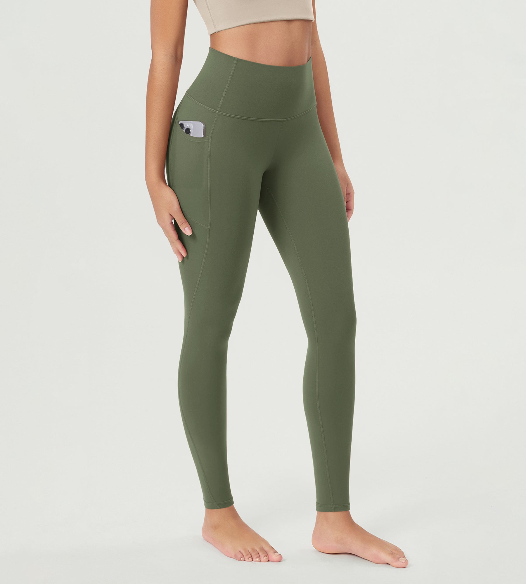 ODCLOUD 2-Pack 28â€?Buttery Soft Lounge Yoga Leggings with Pockets - ododos
