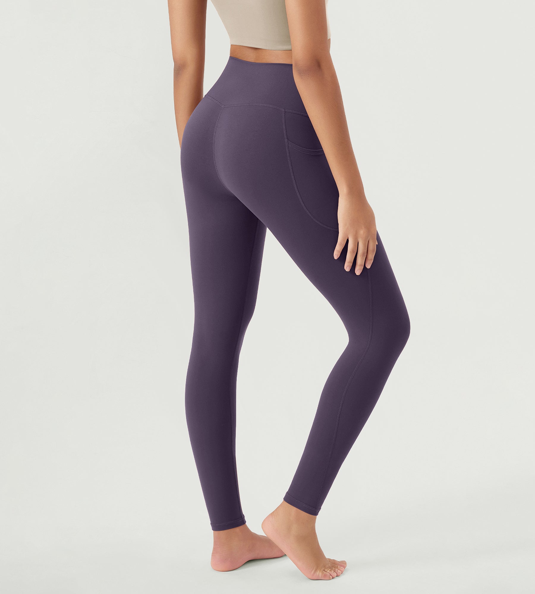 ODCLOUD 2-Pack 28â€?Buttery Soft Lounge Yoga Leggings with Pockets - ododos