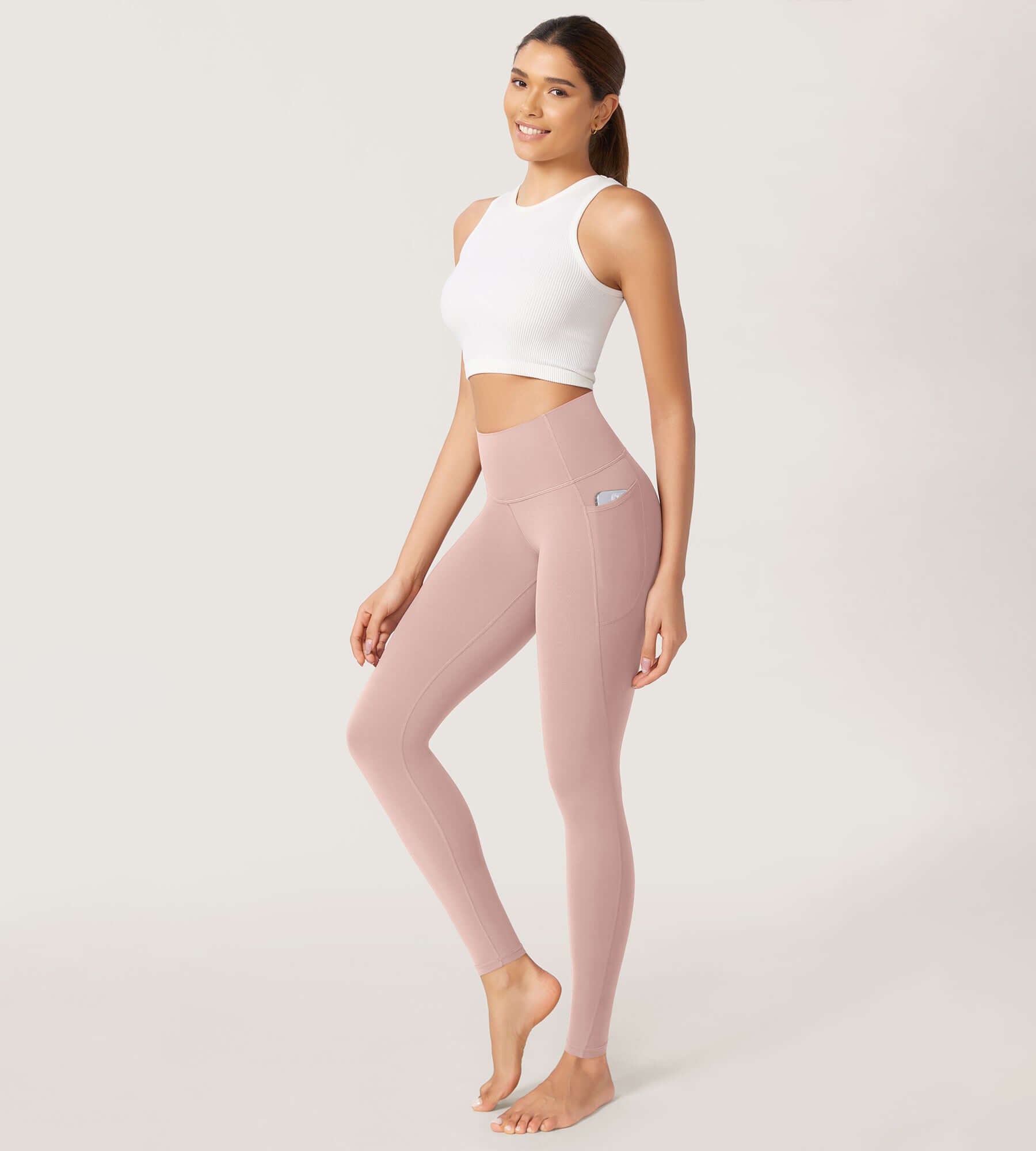 2-Pack 28" Buttery Soft Lounge Yoga Leggings with Pockets - ododos