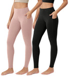 ODCLOUD 2-Pack 28” Buttery Soft Lounge Yoga Leggings with Pockets - ododos