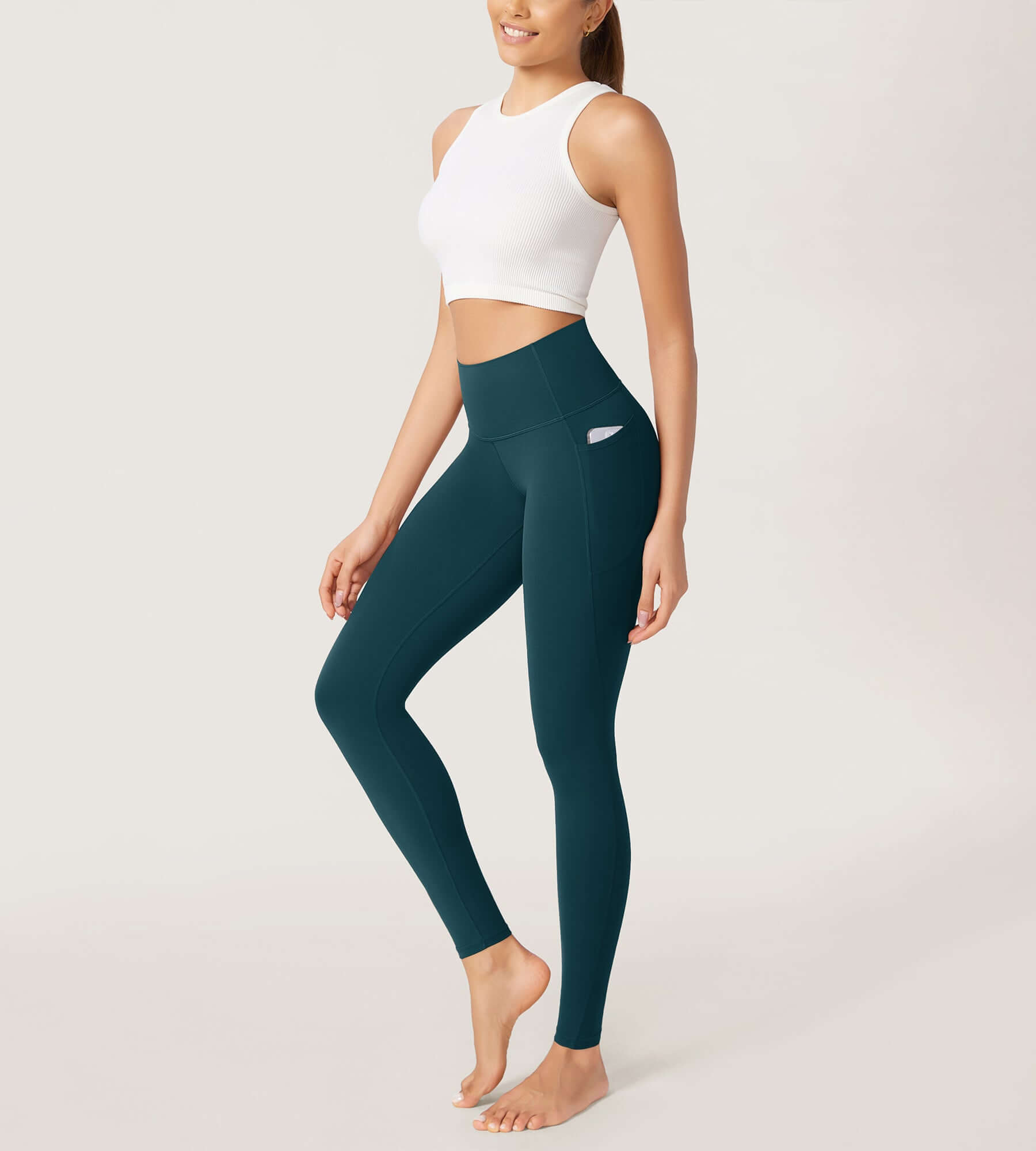 2-Pack 28" Buttery Soft Lounge Yoga Leggings with Pockets - ododos