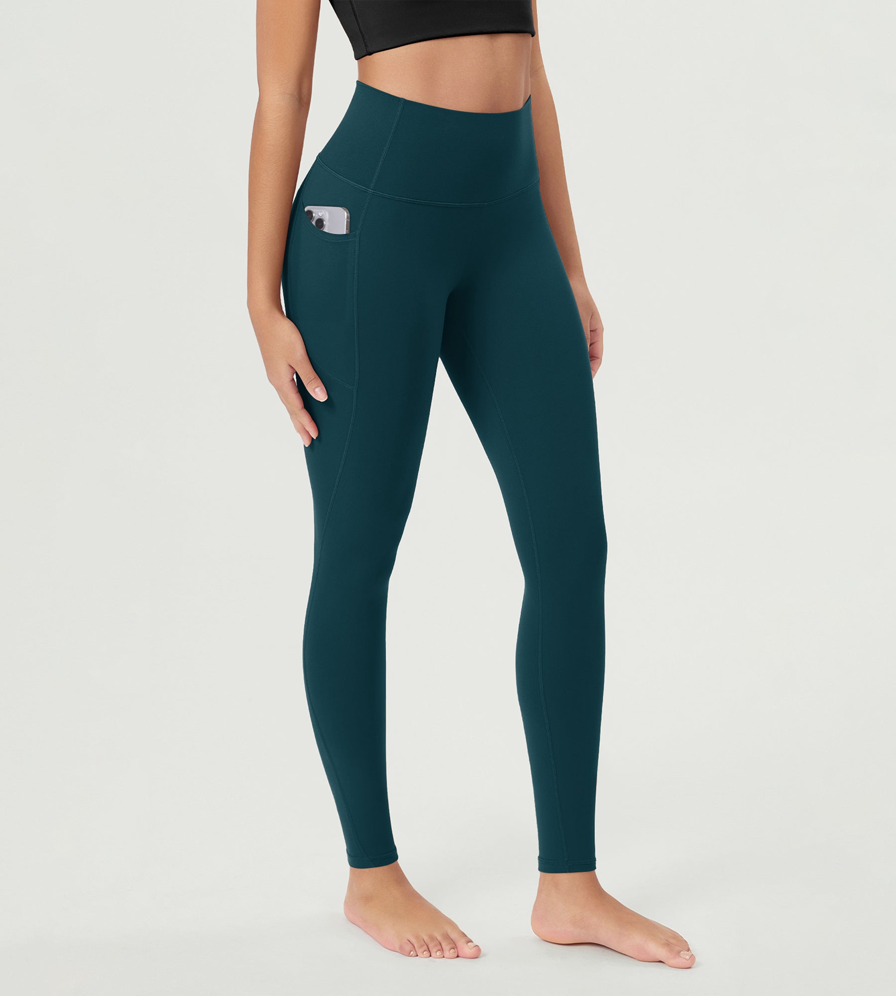 ODCLOUD 2-Pack 28â€?Buttery Soft Lounge Yoga Leggings with Pockets - ododos