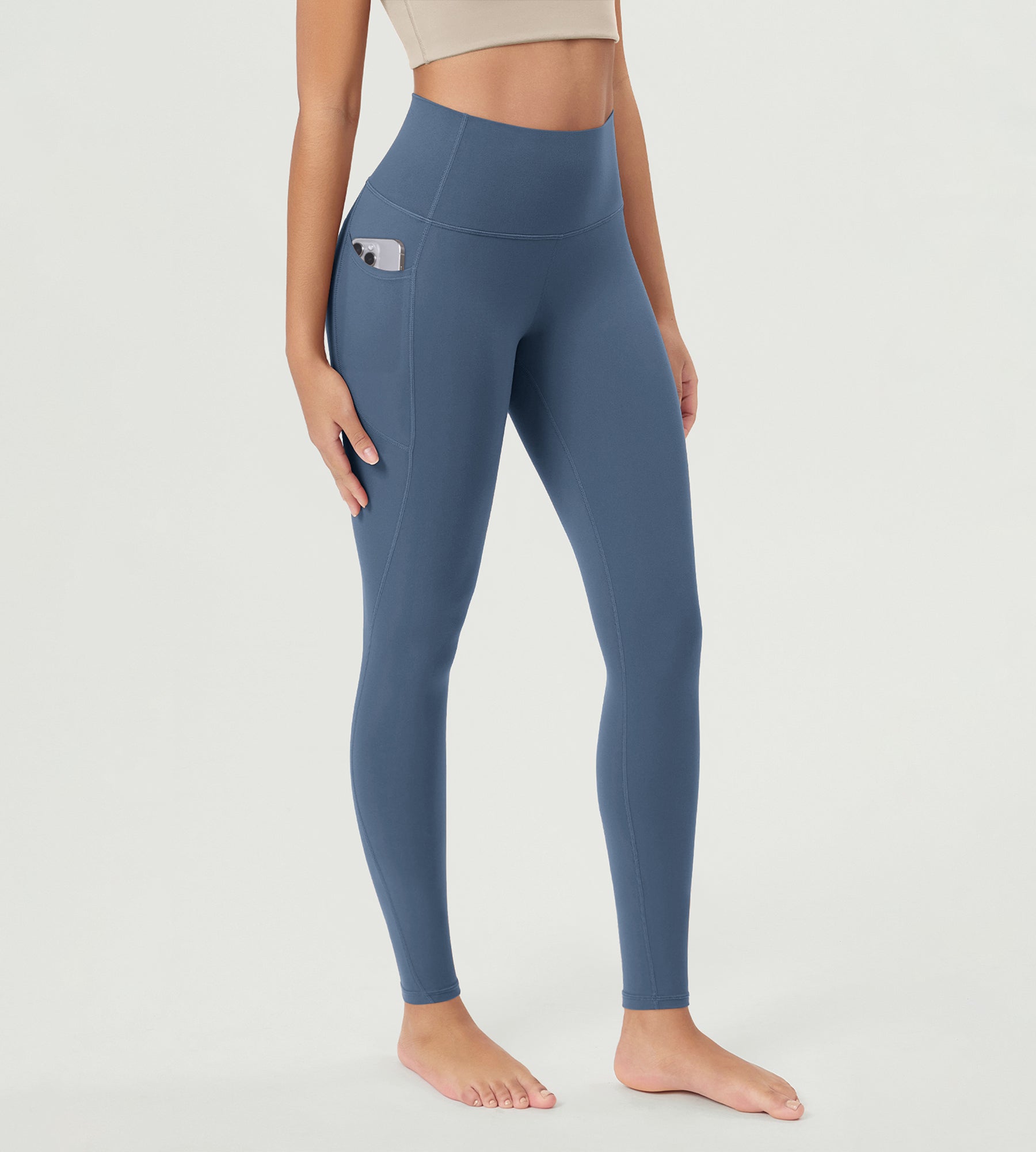 ODCLOUD 2-Pack 28â€?Buttery Soft Lounge Yoga Leggings with Pockets - ododos