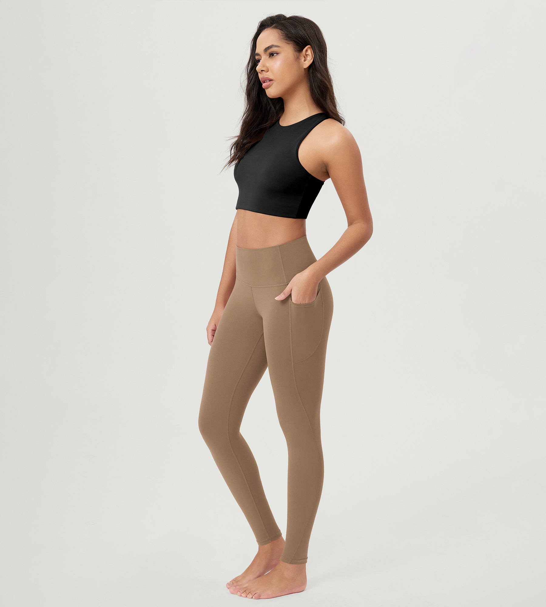 ODCLOUD 2-Pack 28â€?Buttery Soft Lounge Yoga Leggings with Pockets - ododos
