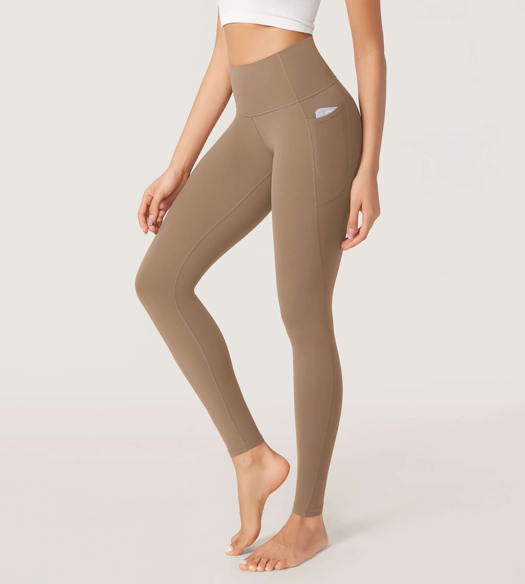 2-Pack 28" Buttery Soft Lounge Yoga Leggings with Pockets - ododos