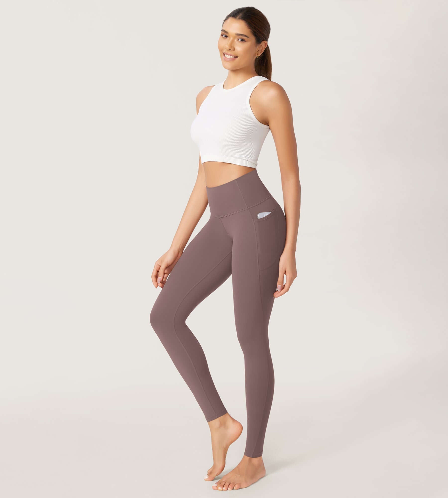 2-Pack 28" Buttery Soft Lounge Yoga Leggings with Pockets - ododos