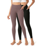 2-Pack 28" Buttery Soft Lounge Yoga Leggings with Pockets - ododos