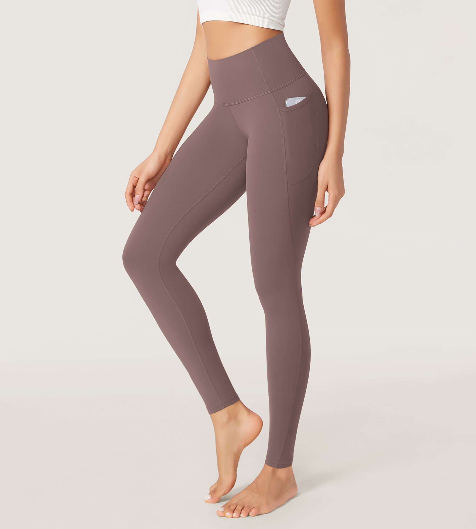 2-Pack 28" Buttery Soft Lounge Yoga Leggings with Pockets - ododos