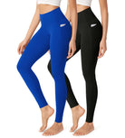 2-Pack 28" Buttery Soft Lounge Yoga Leggings with Pockets - ododos