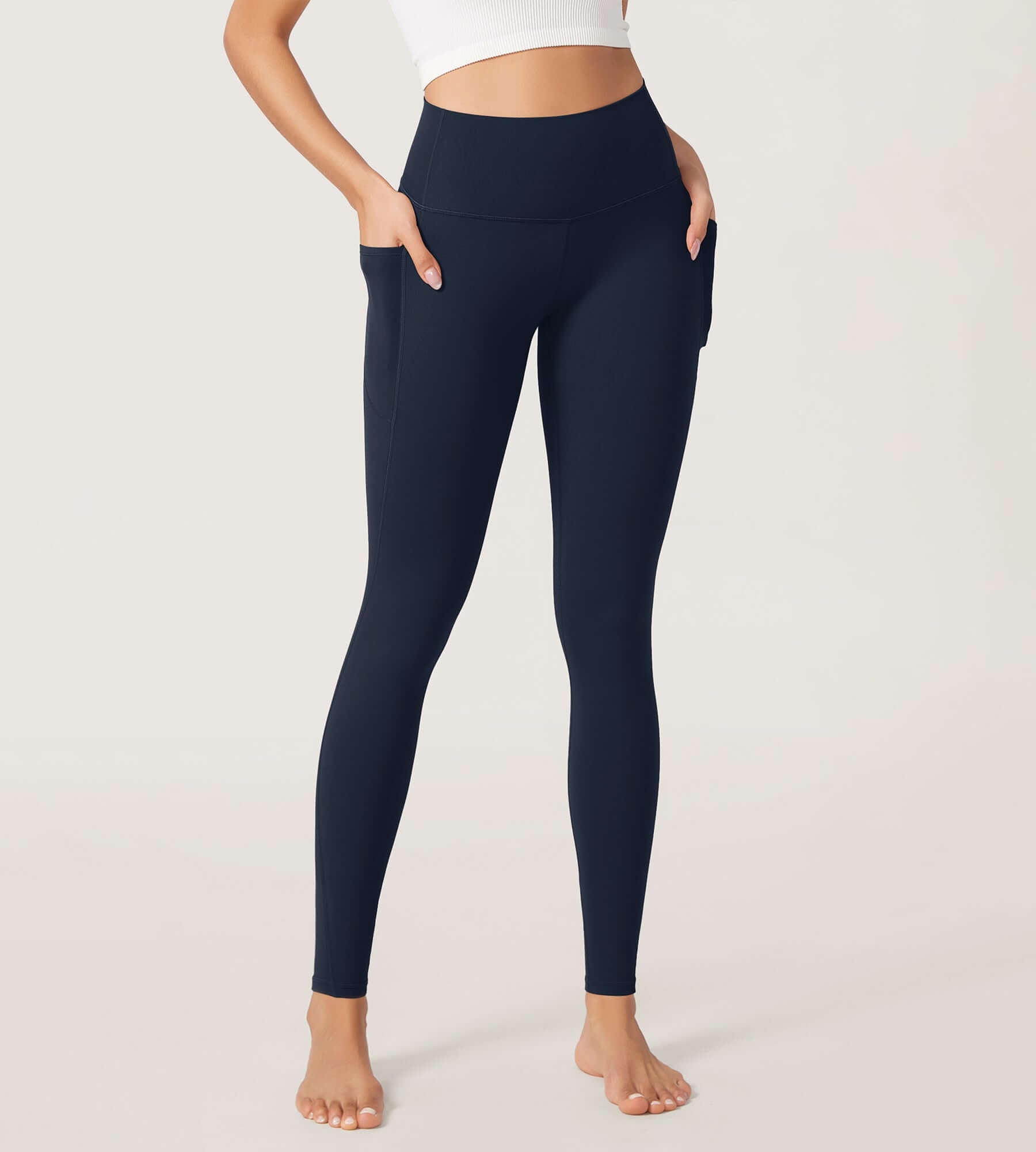 28" Odcloud Buttery Soft Yoga High Waist Yoga Leggings with Pockets - ododos