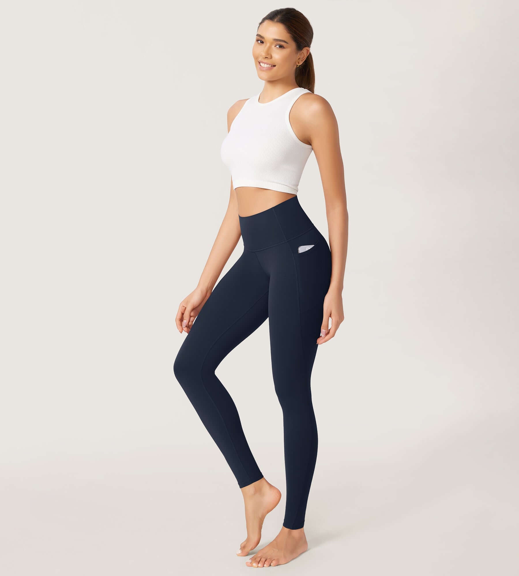 28" Odcloud Buttery Soft Yoga High Waist Yoga Leggings with Pockets - ododos