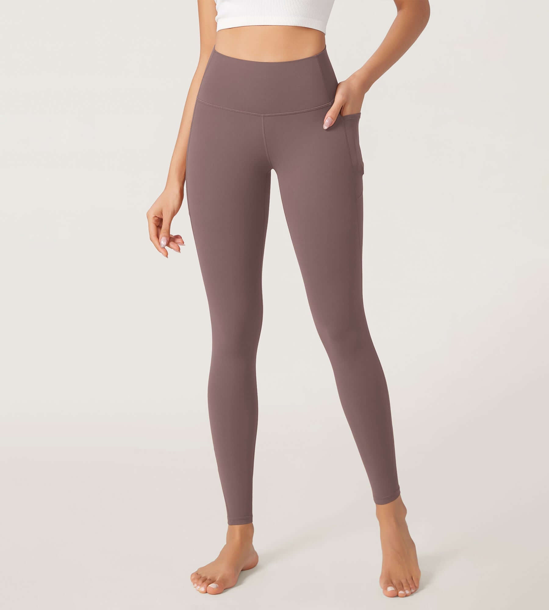 28" Odcloud Buttery Soft Yoga High Waist Yoga Leggings with Pockets - ododos