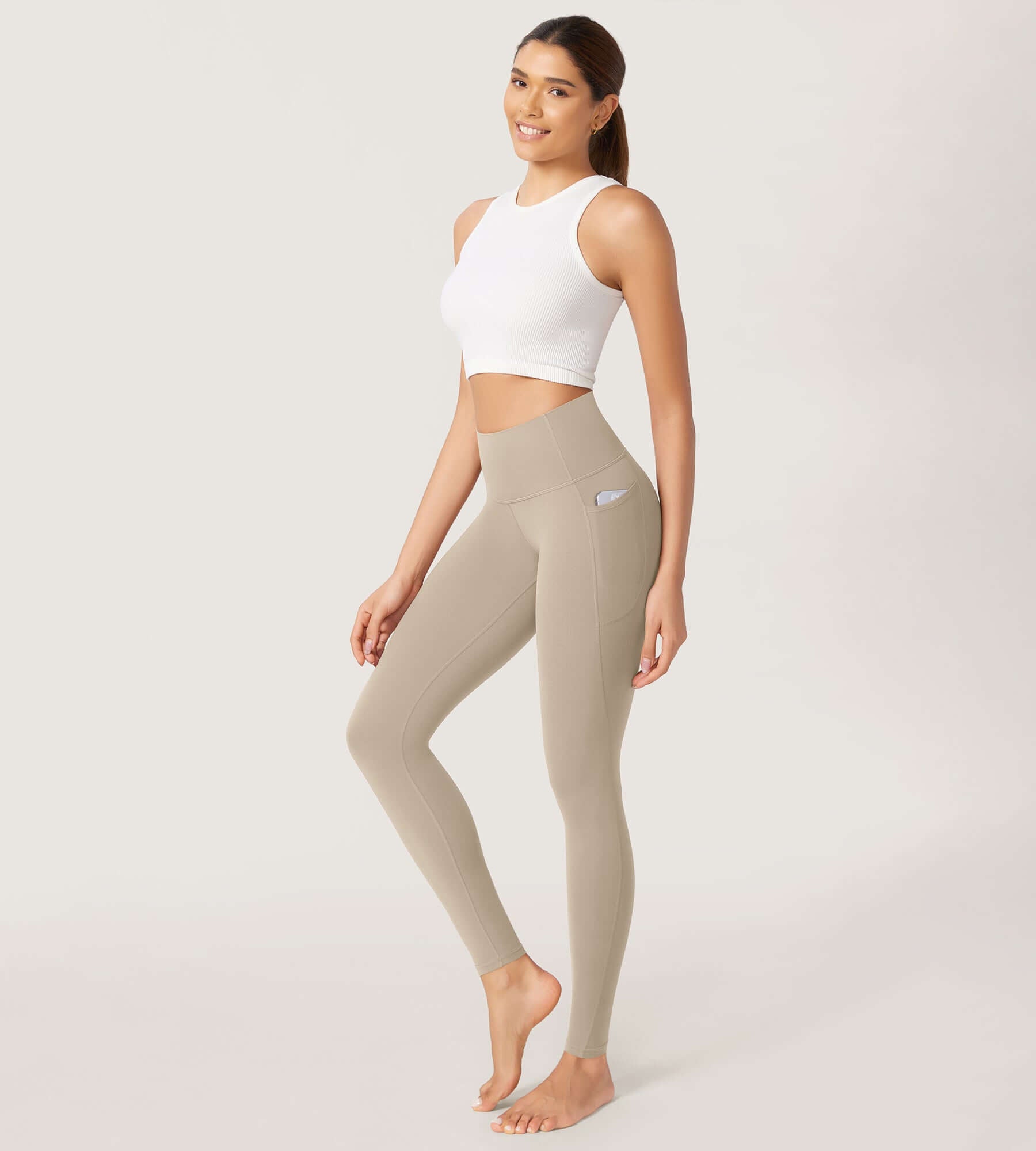 28" Odcloud Buttery Soft Yoga High Waist Yoga Leggings with Pockets - ododos