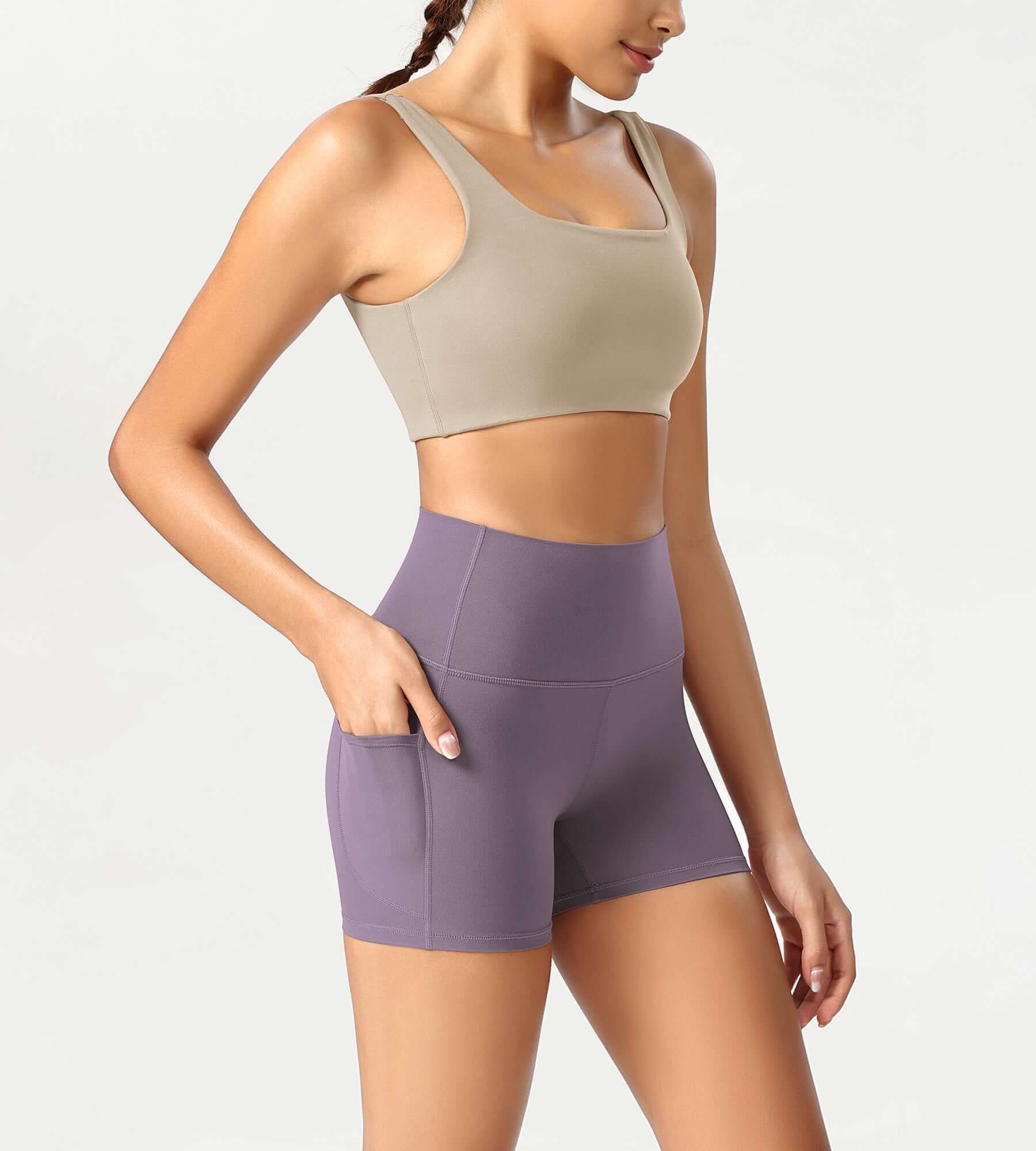 ODCLOUD 4 High Waist Lounge Yoga Shorts - ododos