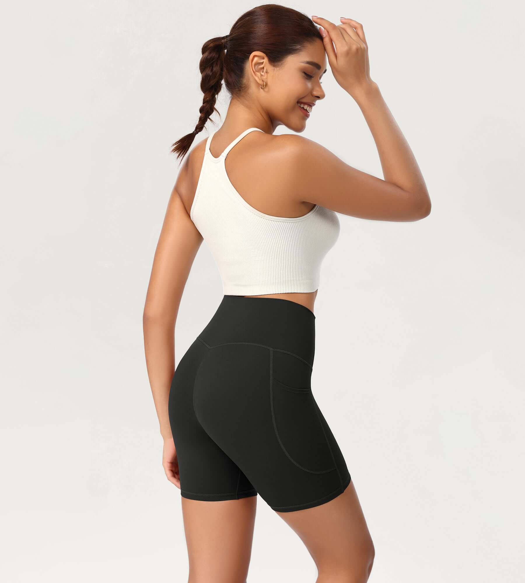 ODCLOUD 6 High Waist Lounge Yoga Shorts - ododos