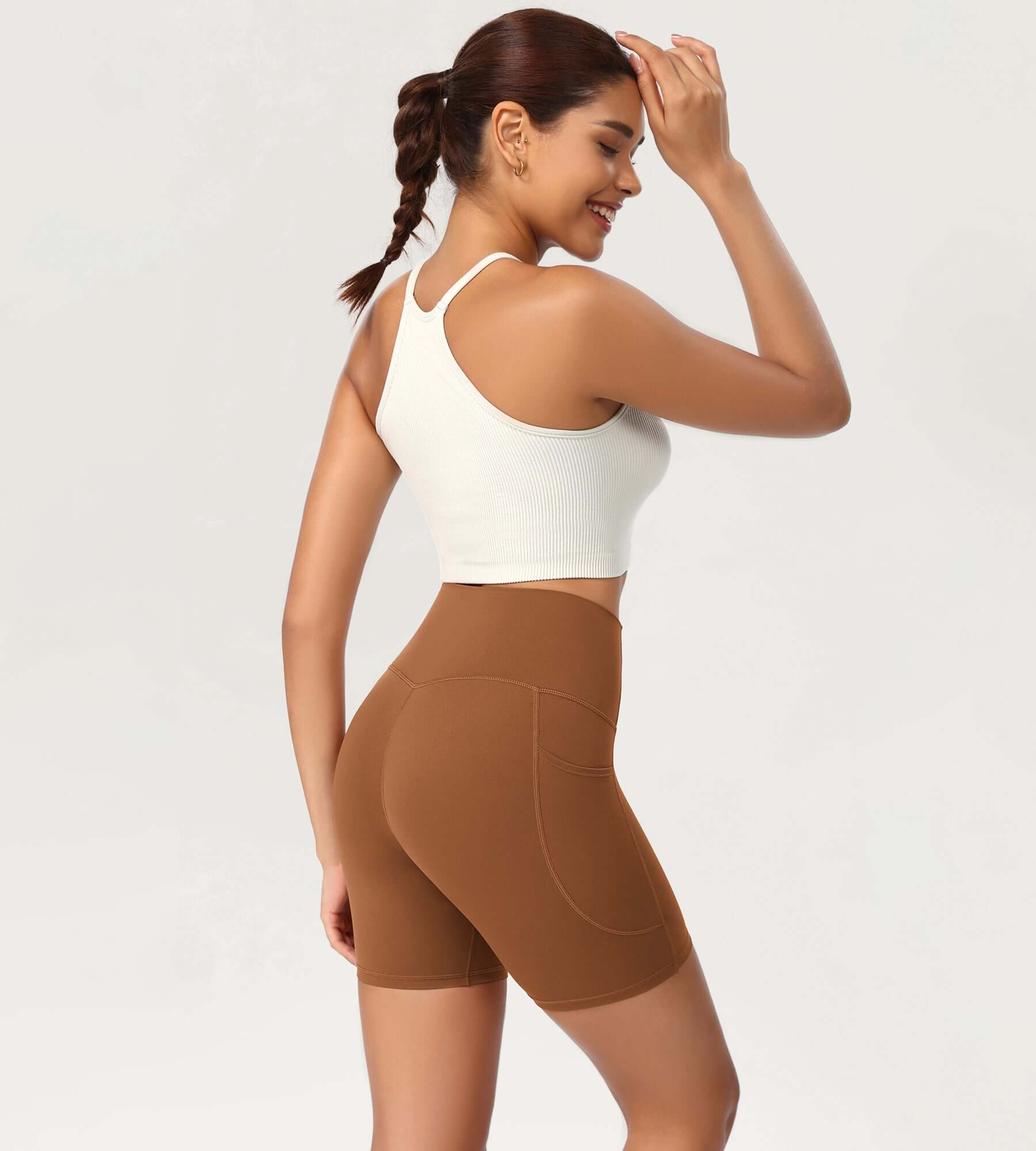 ODCLOUD 6 High Waist Lounge Yoga Shorts - ododos