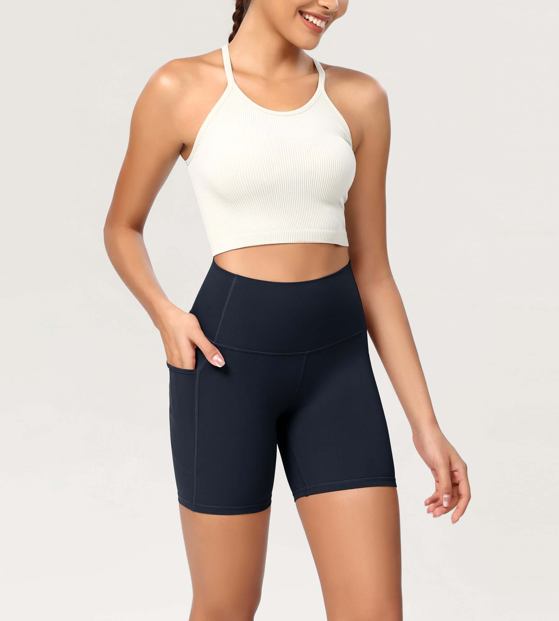 ODCLOUD 6 High Waist Lounge Yoga Shorts - ododos