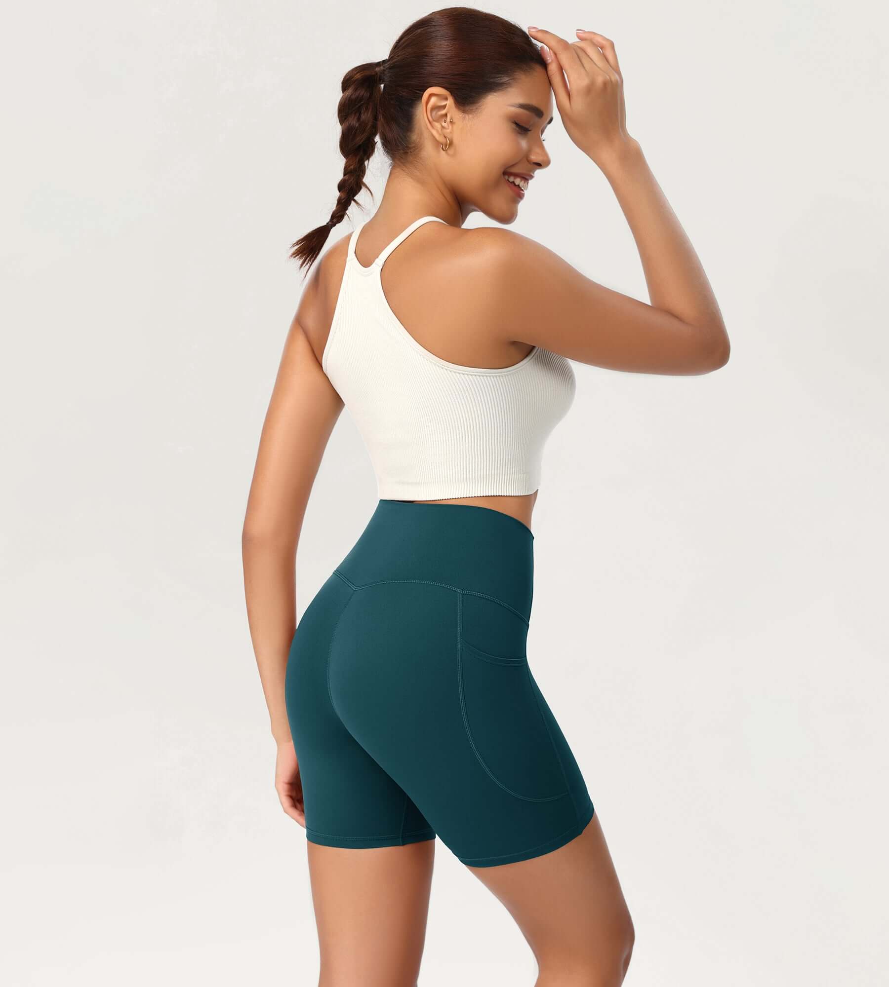 ODCLOUD 6 High Waist Lounge Yoga Shorts - ododos